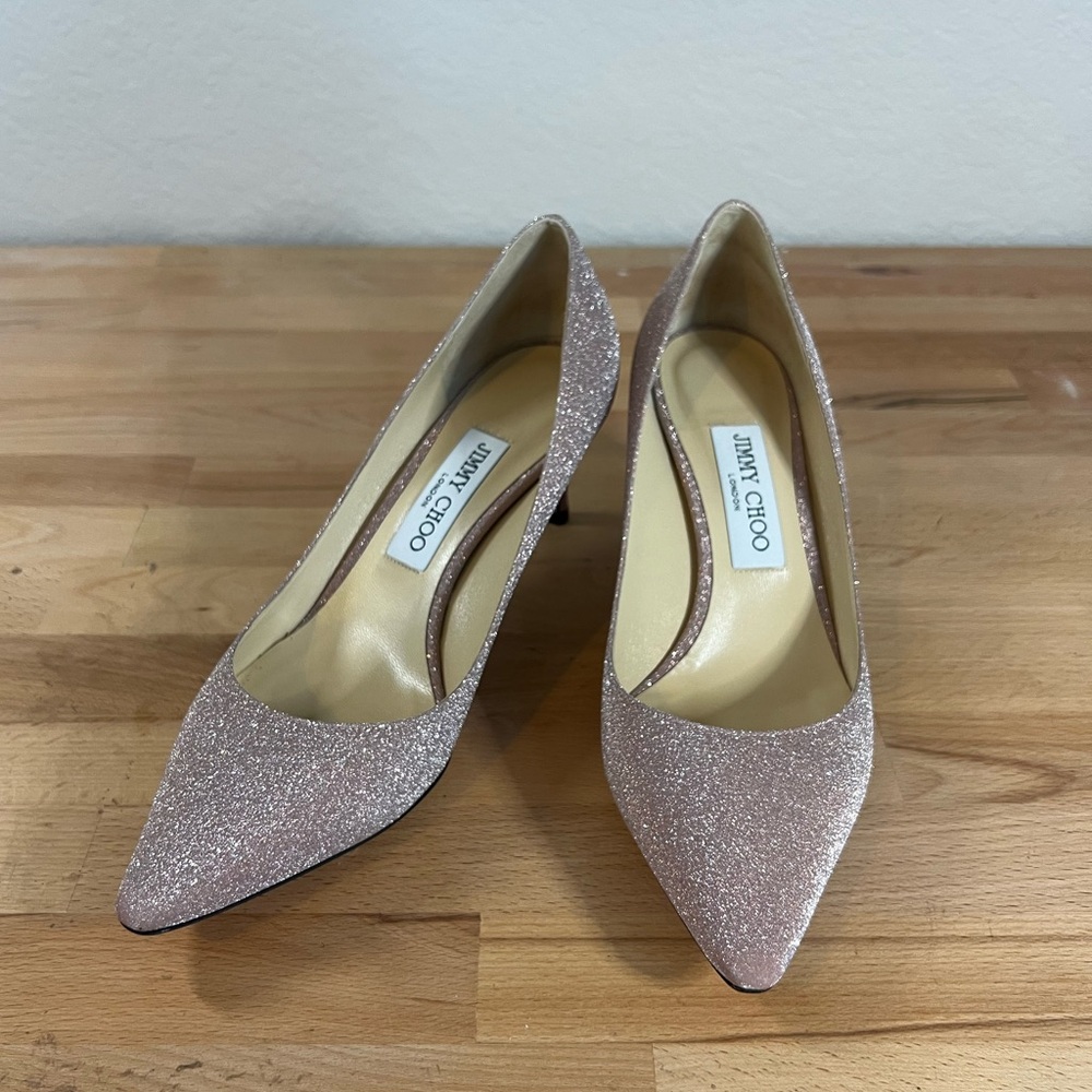 Jimmy Choo Romy 60 in Ballet Pink